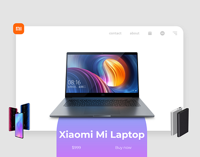 Xiaomi Shop - UI/UX Website design designer modern ui ui design user interface ux web website