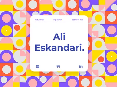 Portfolio - UI/UX Website designer illustration modern typography ui ui design user interface ux vector website