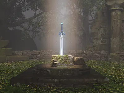 The past of the sword aftereffects clarisseifx environment game houdini moi3d nintendo photoshop quixel speedtree zelda