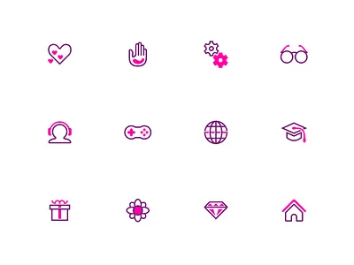 Splash: A duotone icon set (part 3) design icon icon design iconography illustrator two tone user inteface