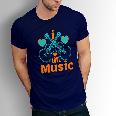 I love music creative concept eye catching fishing art fishing pole tshirt design humans tshirt art tshirtdesign typography t shirt unique t shirt vector design