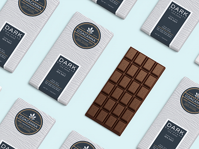 Coacanna bar brand cannabis cbd chocolate bar identity logo packaging design