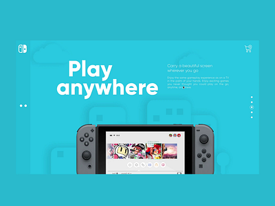 Nintendo Switch Redesign design nintendo switch ui ux