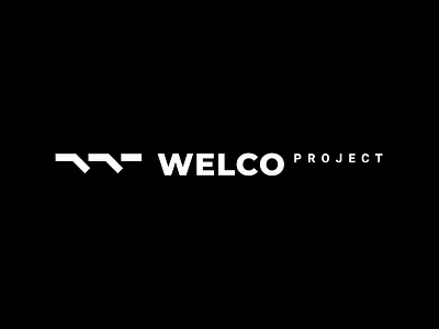 Welco project — architectural studio architecture design door geometric logo minimal open sign