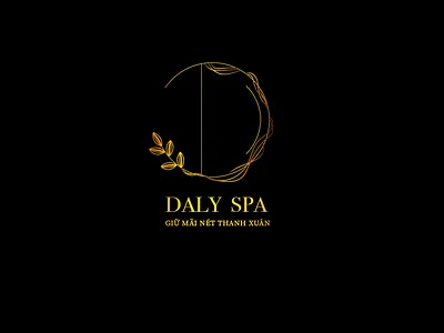 spa logo beauty beauty logo black branding gold letter logo spa