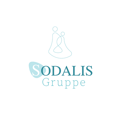 sodalies 2 head 2man careing elders eldershome green logo line logo logo simple logo