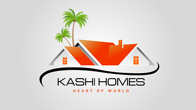 Kashi Homes abstract app black brand design illustration loard ganesha logo typography ui ux vector