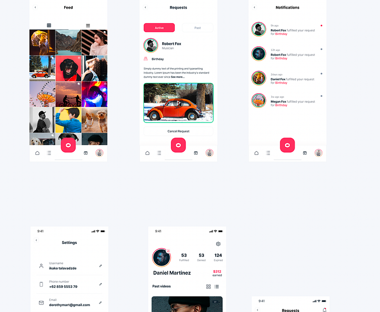 Social App Ui   Ux By Ikako® On Dribbble