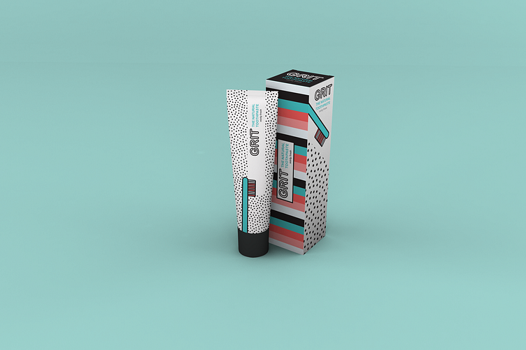 Grit Natural Toothpaste by Kinsley Stofft on Dribbble