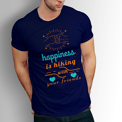 Hippiness is hiking with your friends creative concept design fishing art fishing pole tshirt design tshirt art tshirtdesign typography typography t shirt unique t shirt vector design