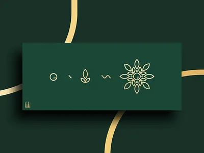 The Process branding colour design green illustration logo minimal vector