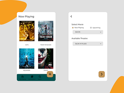 Movie Reservation Case mobile mobile app design movie reservation ticket