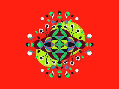 Flor do Sertão colourful design grandmother homanage illustration illustrator luiz gonzaga mandala nordeste northeast photoshop sertao vector