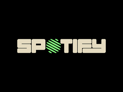 Spotify design faelpt illustration instagram lettering logo spotify type typedesign typography