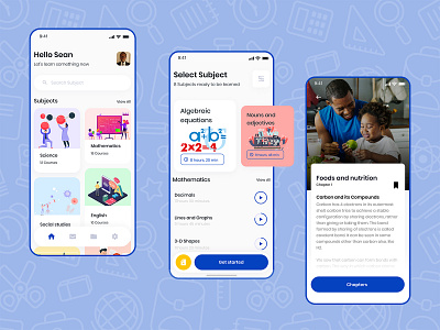 A school study app android android app design app clean design clean ui minimal ui uiux userexperiencedesign userinterface ux