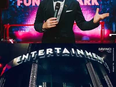 Fun Park - entertainment centre brand book design branding entertainment logo design logodesign trading centre