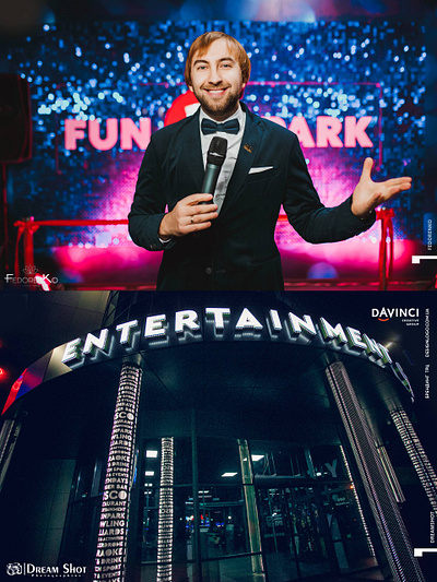 Fun Park - entertainment centre brand book design branding entertainment logo design logodesign trading centre