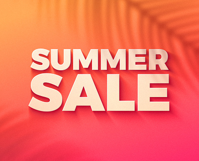 Summer SALE campaigns contrast e commers leafs palm palm trees sale saturation shadows summersale