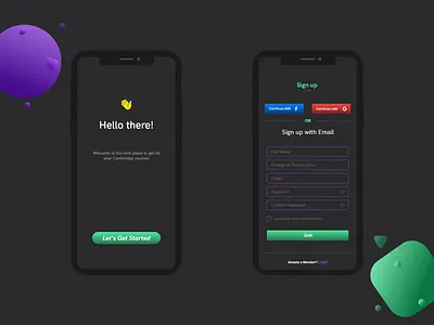 Sign up form appdesign design interaction design interfacedesign minimal onboarding ui signin signup sleek ui ui design uiux uxdesign xd xdchallenge