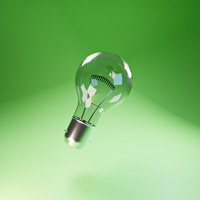 Day 39 - No IDEA! 3d 3d art blender clean concept design different idea lightbulb product design render