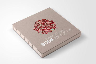 Handmade Square Book Mockup binding book book mockup booklet business corporate cover customizable customize elegant hand made handmade hard cover horizontal book magazine mock ups mockup multipurpose photo realistic photography base