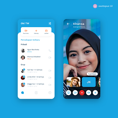 UI Exploration | Video Conference Call App uidesign uidesignchallenge uidesigner uidesignpatterns uidesigns videocall videoconference