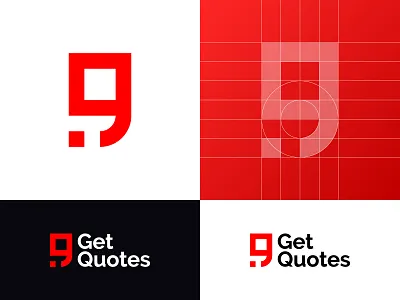 Get Quotes branding clean clean logo gridsystem logo logo grids logotype minimalist minimalist logo