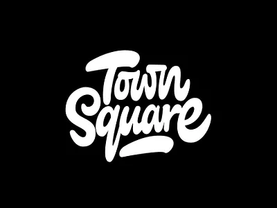 Town Square beambox blog brush lettering brushscript custom lettering digitalart illustration itsjerryokolo jerryokolo lettering logo design logo designer logo designers logotype logotype designer procreate square typography wifi