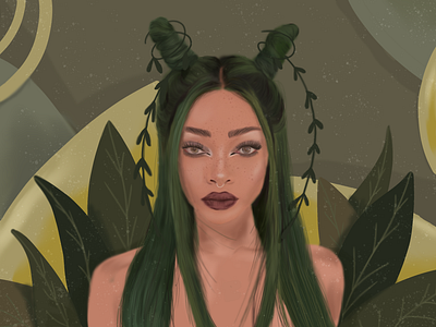 Queen of Nature artwork bitmap bitmap illustration bookcover bookcoverdesign design digital digital art digital illustration digital painting digitalart green illustraion illustration illustration art nature nature art racism simpleillustration