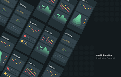 Statistics app infographics minimal statistics ux