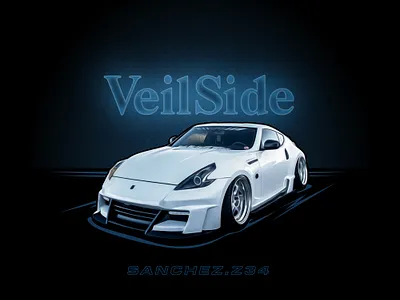 Nissan 370Z 370z car cars digital digital illustration digital painting illustration import car imports nismo nissan
