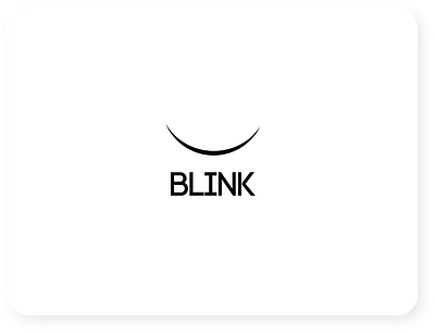 Blink blink design flat logo