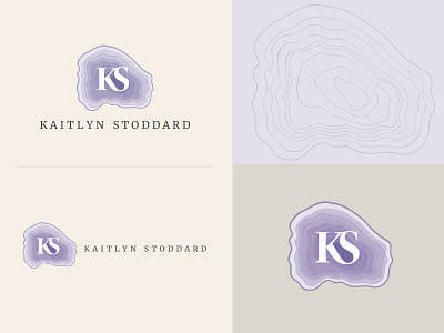 Photographer logo amethyst branding geographic geology logo logo design maps nature personal branding photographer topography