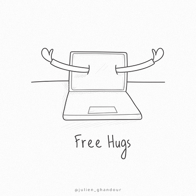 Free online hugs art branding design digital painting digitalart illustration illustrator type vector