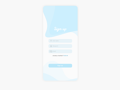 Sign up design design phone sign signup ui ux web