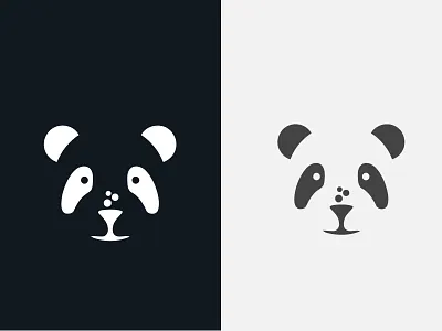 Bear Head Logo mark branding - logo folio 2020 3d animals app arrow bear head branding branding design clean creative design flat graphic design icon logo logos mimimal mordan logo panda head professional logo simple vector