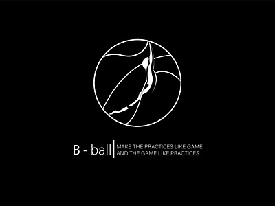 B-Ball basketball basketball logo basketball player branding creative flat flat design flat illustration flat logo flatdesign icon idenity illustration art illustrator letter minimal minimalist minimalist logo minimalistic