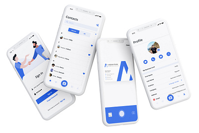 DigiCard Business Card Scanner Mobile App branding businesscardapp digicard illustrator iosappdesign mobileappdesign mobileappui scannerapp uidesign uxuidesign