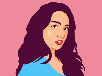 digital portrait digitalart illustration art portrait vector illustration vectorportrait