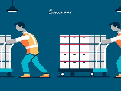 Chick-Fil-A Supply Ergonomics Poses 3 animated gif animation character design ergonomics explainer explainer video hustle creative illustration loop motion graphics safety seamless loop training video