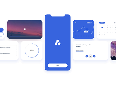 Themeable design system animation app app design brand branding concept mobile design motion process ui