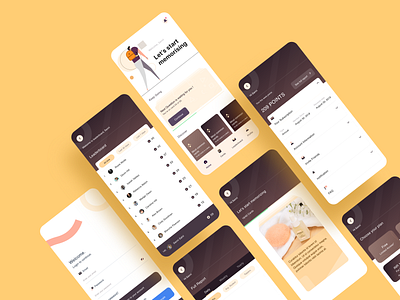 Memorising app app app design application application design application ui cards ui design education education app educational illustration ios app design ui user interface ux
