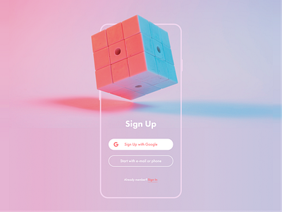 Sign Up 001 100daychallenge app challenge dailyui design fun inspiration interface mobile sign up sketch ui uichallenge