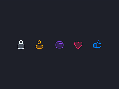 Icon Exploration folder heart icon icon exploration icon set iconography icons iconset like lock thumbs up user