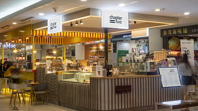 Chapter Two Coffee art direction brand brand design brand identity branding coffee design graphic design identity design kiosk logo logodesign visual identity