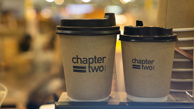 Chapter Two Coffee art direction brand brand design brand identity branding coffee coffee cup design graphicdesign identity design logo logodesign visual identity