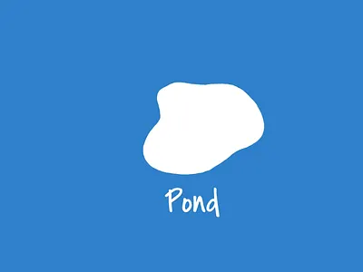 Pond logo artwork beautiful brand brandidentity desiger label logo logo design mark nature online platform pond simple space unique water