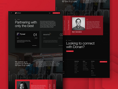 Donan — Our Partners clientwork concept design ui web design