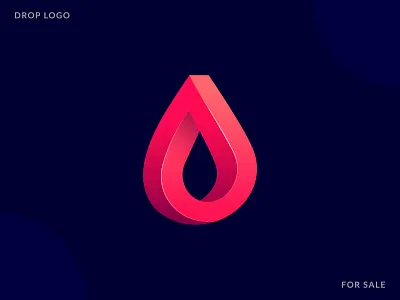 drop modern 3d logo 3d 3d color 3d design 3d icon 3d logo branding colorful drop drop design grdient icon logo logo design logo ideas logodesign modern modern 3d modern 3d logo modern logo water