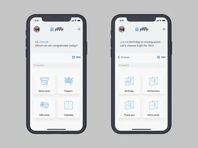 Giftflip App app app design branding design figma figmadesign gift app gift card ios logo minimal ui ux